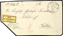 Official stamp German Reich Railroad fee ... 