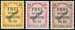 Official stamp German Reich 2 - 50 Pfg ... 