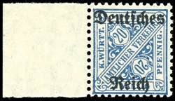Official stamp German Reich 20 Pfg. ... 