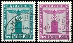 Official stamp German Reich 1 to 40 Pfg. ... 