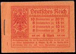 Stamp Booklet Germania 1920, stamp booklet, ... 