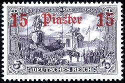 Deutsche Post in der Türkei 15 Piaster auf ... 