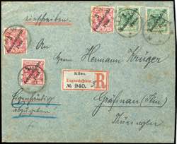 German East Africa Registered cover with ... 