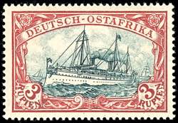 Deutsch-Ostafrika 3 Rupien Kaiseryacht ... 