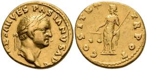 Coins Roman Imperial Period Vespasianus, ... 