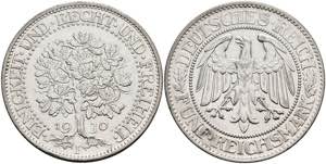 Münzen Weimar 5 Reichsmark, 1930, F, ... 
