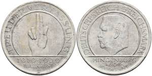 Münzen Weimar 3 Reichsmark, 1929, A, ... 
