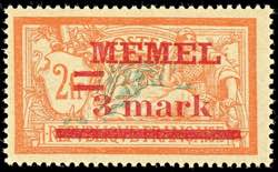 Memel 3 m on 2 fr on GC-paper in perfect ... 