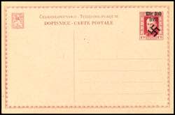 Rumburg 1.50 K postcard (postal stationery) ... 