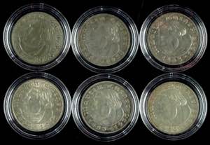 Coins Germany from 1933 to 1945 6 x 2 ... 