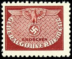 Official Stamps Generalgouvernement 24 Gr. ... 