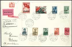 Lithuania 5 Kop. To 1 Rbl. Postal stamps ... 