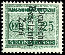 Zara Postage 1 liras postage due stamp with ... 