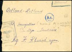 Field Post Letters WW II 1944 / 1945, ... 