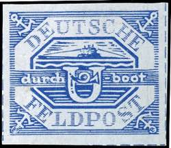 Feldpostmarken U-Boot-Hela-Zulassungsmarke, ... 