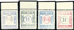 Ruhleben 1 / 3 d. To 3 d. 13 values in ... 
