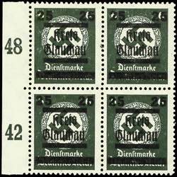Glauchau 6 Pfg authorities service stamp ... 