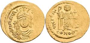 Münzen Byzanz Mauricius Tiberius, 582-602, ... 