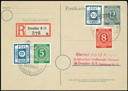 Soviet Sector of Germany 20 Pfg numeral ... 