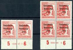 Soviet Sector of Germany 30 Pfg. Worker red, ... 