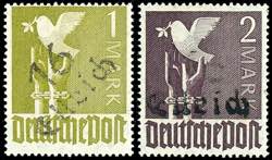 Hand Overprint Numeral Issue - District 16 ... 