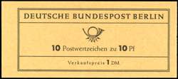 Stamp Booklet Berlin Duerer 1962, Hbl. ... 