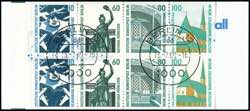 Stamp Booklet Berlin 1989, places of ... 
