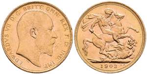 Great Britain Sovereign, Gold, 1903, Edward ... 