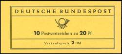 Stamp booklet Lorsch 1966, Hbl. Margin ... 