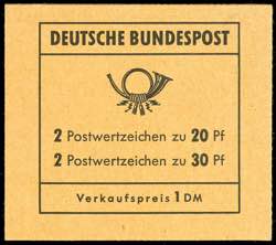 Stamp booklet Brandenburg Gate 1968, ... 