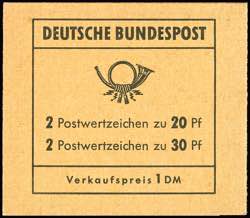 Stamp booklet 1968, stamp booklet ... 