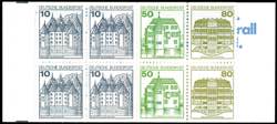 Stamp booklet Castle and palaces 1982, ... 