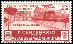 Italy 1934, 10 C. - 4, 50 L. A hundred years ... 