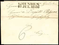 Austria - Pre-stamp Mail \GMUNDEN / 18 July ... 