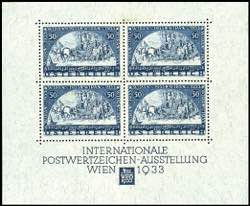 Austria WIPA souvenir sheet, original size ... 
