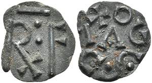 Münzen Denar (0,94g), 760-768, Pipin, ... 