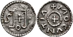 Münzen Denar (1,27g), Ludwig der Deutsche, ... 