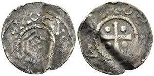 Coins Hälbling (0, 65 g), Otto III., ... 