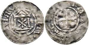 Coins Denarius (1, 04 g), Kurt II., ... 