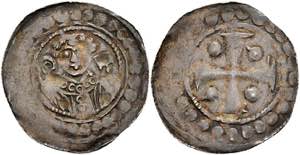 Coins Penny (0, 82 g), adalbert I. From ... 