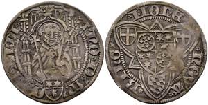 Coins White Pfennig, 1443, Dietrich I. From ... 