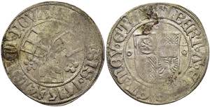 Münzen Groschen, 1515, Albrecht II. von ... 