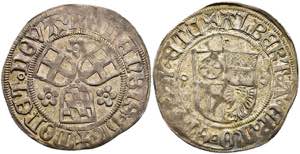 Coins Groschen, 1516, Albrecht II. From ... 