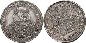 Münzen Taler, 1642, Anselm Casimir von ... 