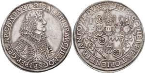 Coins Thaler, 1658, Johann Philipp from ... 