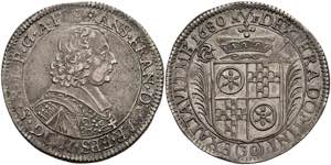 Münzen 1/2 Gulden (30 Kreuzer), 1680, ... 