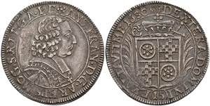 Coins 1 / 4 thaler, 1680, Anselm Franz from ... 