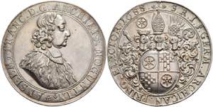 Coins Show thaler (28, 62 g), 1688, Anselm ... 