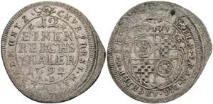Coins 1 / 12 thaler, 1692, Anselm Franz from ... 