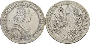 Coins Thaler, 1692, Anselm Franz from ... 